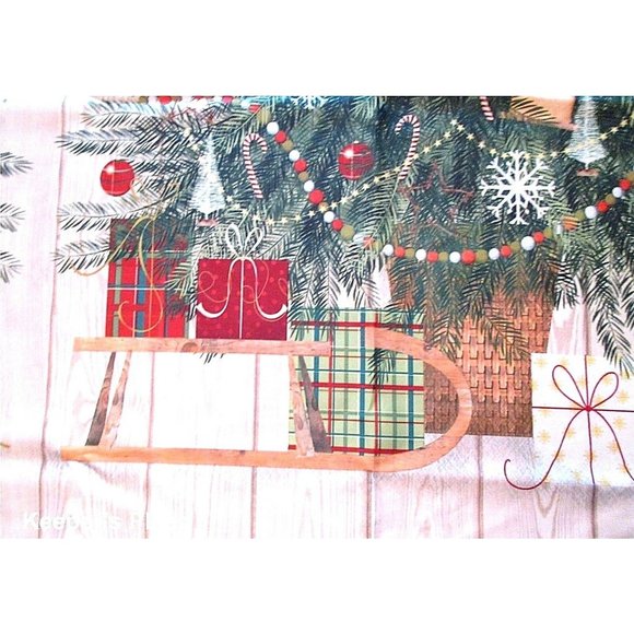 Avanti CHRISTMAS TREE Country Plaid Shower Curtain - Picture 7 of 8